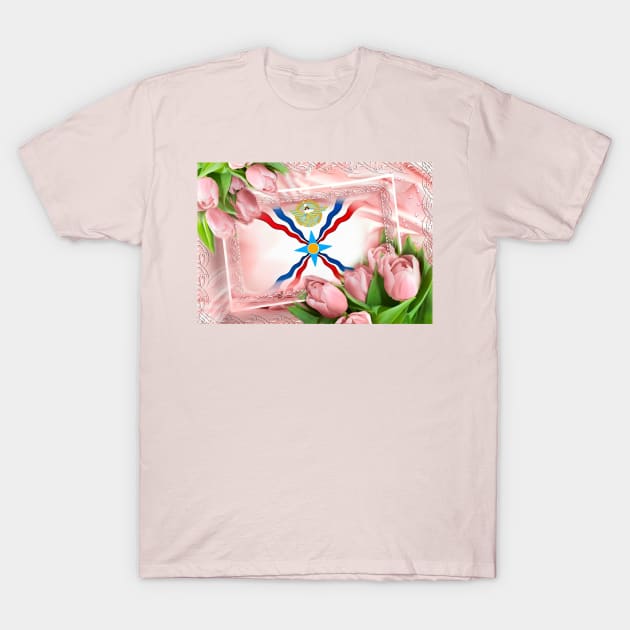 Assyrian Roses T-Shirt by doniainart